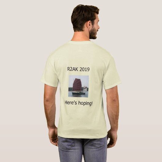 De Auklet van het team - voor en achter T-Shirt (Achterkant volledig)