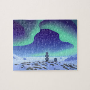 De Aurora Borealis: danslicht in het noorden Legpuzzel