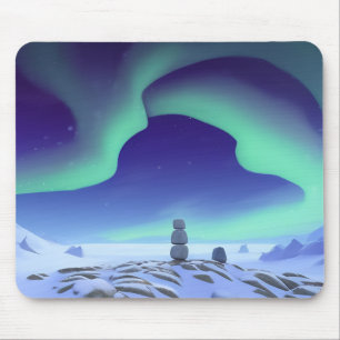 De Aurora Borealis: danslicht in het noorden Muismat