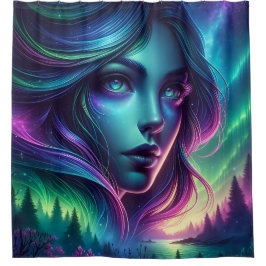 De Aurora Retreat van de Zeemeermin Douchegordijn