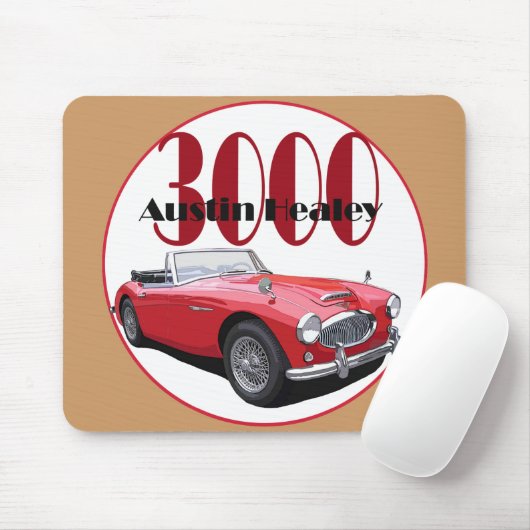 De Austin Healey 3000 Muismat (Met muis)