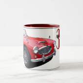 De Austin Healey 3000 Tweekleurige Koffiemok (Center)