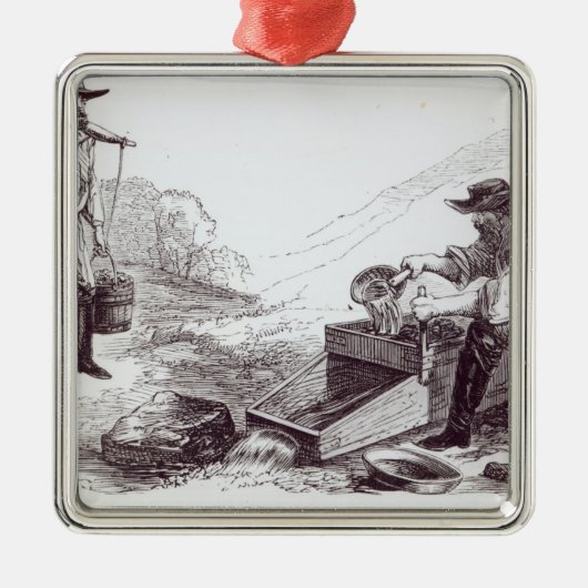 De Australische Gold Diggers Metalen Ornament (Voorkant)