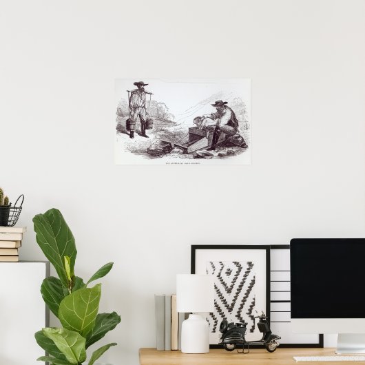 De Australische Gold Diggers Poster (Thuiskantoor)