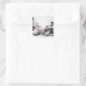 De Australische Gold Diggers Vierkante Sticker (Tas)