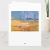 De Australische groeten van de wildflowerkunst van Kaart (Achterkant)