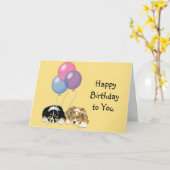 De Australische Kaart van de Verjaardag van de (Gele Bloem)