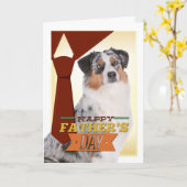 De Australische Kaart van Vaderdag van de Herder (Gele Bloem)