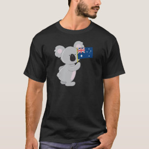 De Australische Vlag van de koala T-shirt