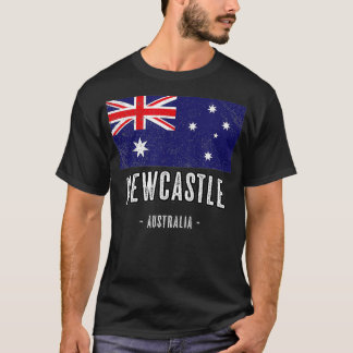 De Australische vlag van de stad Newcastle Austral T-shirt