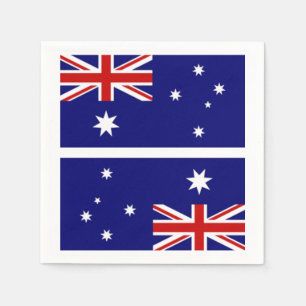 De Australische vlag van Napels Servet
