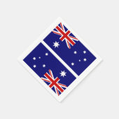 De Australische vlag van Napels Servet (Hoek)