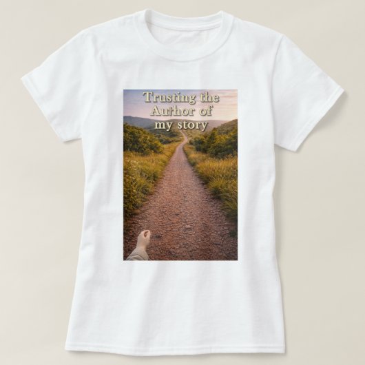 De auteur vertrouwen t-shirt (Design voorkant)