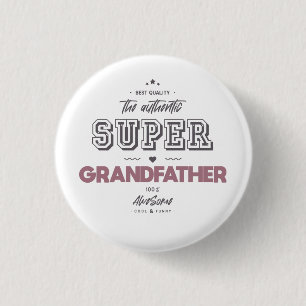 de authentieke grootvader ronde button 3,2 cm