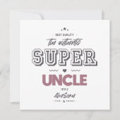 De authentieke grote oom kaart (Voorkant)