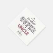 De authentieke grote oom schoot glas neer servet (Hoek)