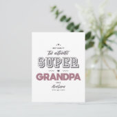De authentieke super opa briefkaart (Staand voorkant)