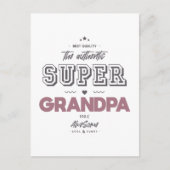 De authentieke super opa briefkaart (Voorkant)