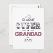 De authentieke super opa briefkaart (Voorkant / Achterkant)