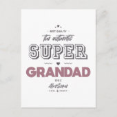De authentieke super opa briefkaart (Voorkant)