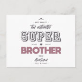 De authentieke superbroer briefkaart (Voorkant)