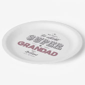 De authentieke superkleinad papieren bordje (Gekanteld)