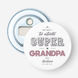 De authentieke superopa button flesopener