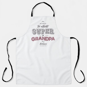 De authentieke superopa schort