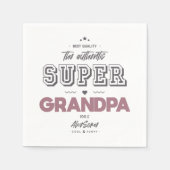 De authentieke superopa servet (Voorkant)