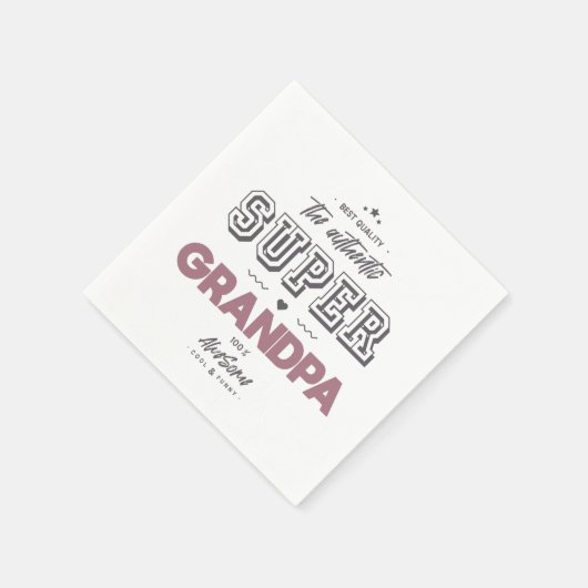 De authentieke superopa servet (Hoek)