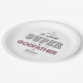 De authentieke superpeetvader papieren bordje (Gekanteld)