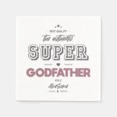 De authentieke superpeetvader servet (Voorkant)