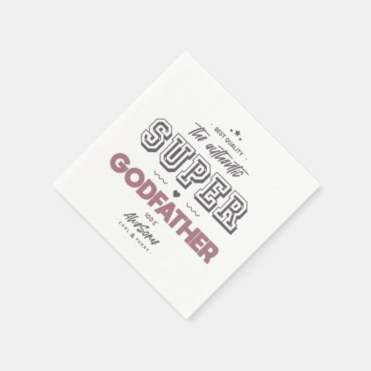 De authentieke superpeetvader servet (Hoek)