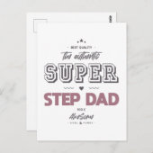 De authentieke superstiefvader briefkaart (Voorkant / Achterkant)