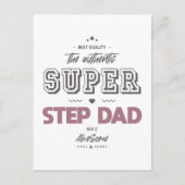 De authentieke superstiefvader briefkaart (Voorkant)