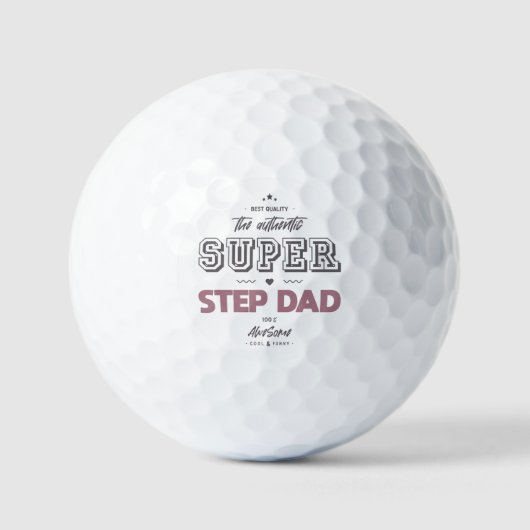 De authentieke superstiefvader golfballen (Voorkant)