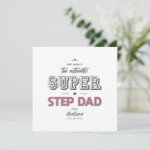 De authentieke superstiefvader kaart (Staand voorkant)