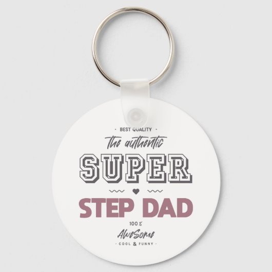 De authentieke superstiefvader sleutelhanger (Voorkant)