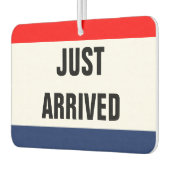 De auto heeft zojuist een promotie-signaal  luchtverfrisser (Links)