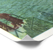 De auto van de Kabel die de Whirlpool kruist Poster (Hoek)