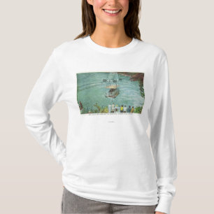 De auto van de Kabel die de Whirlpool kruist T-shirt