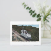 De auto van de kabel op Gecombineerd Uitzicht Briefkaart (Staand voorkant)