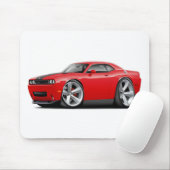 De Auto van de rood-Zwarte van eiser SRT8 Muismat (Met muis)