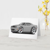 De Auto van de zilveren-Zwarte van eiser SRT8 Kaart (Gele Bloem)