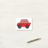 De auto van het leven - heilige vormen A3, rood. Post-it® Notes (Op bureau)