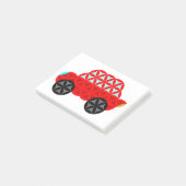 De auto van het leven - heilige vormen A3, rood. Post-it® Notes (Schuin)