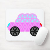 De auto van het leven - heilige vormen A3.roze. Muismat (Met muis)