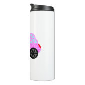 De auto van het leven - heilige vormen A3.roze. Thermosbeker (Geroteerd rechts)