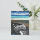 De auto voor Fred Briefkaart (Staand voorkant)