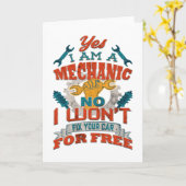 De auto Werktuigkundige zal Uw Auto voor Vrije Kaart (Gele Bloem)